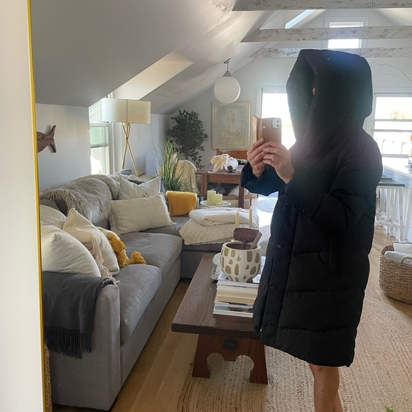 Ralph Lauren Oversized Collar/Hood Down Coat - Size L - Picture 7 of 8